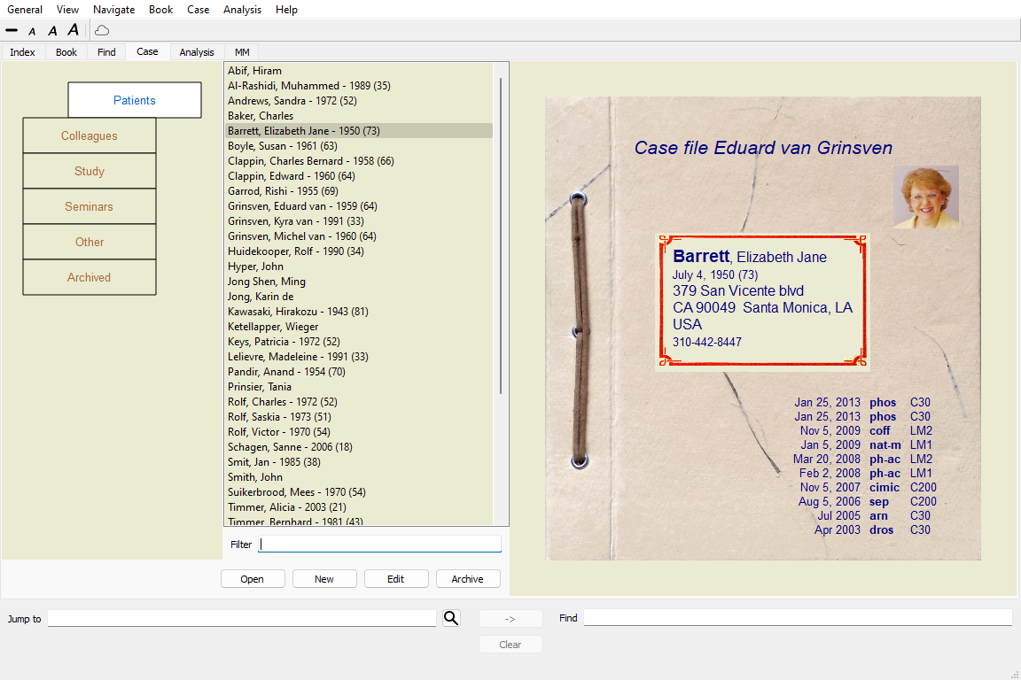 The Case module enables you to create and organize your patients' case ...